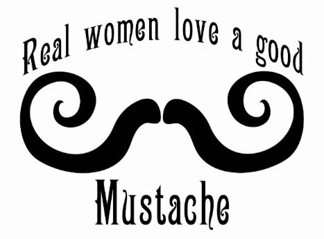 Real women mustache